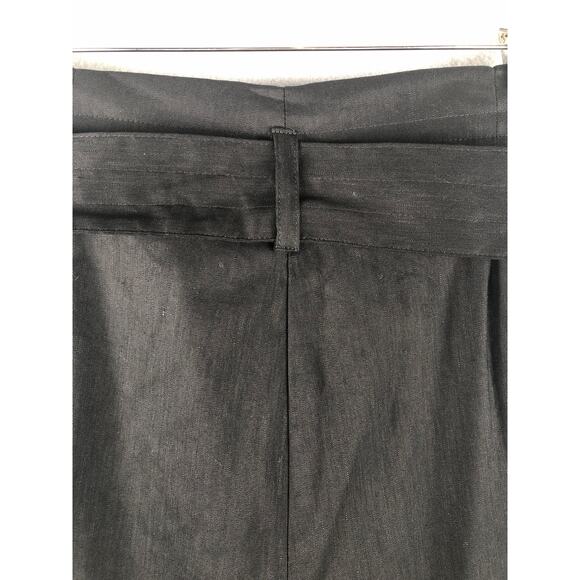Calvin Klein Women's Size 10 Linen High Waist Crop Pants NEW - Picture 4 of 8
